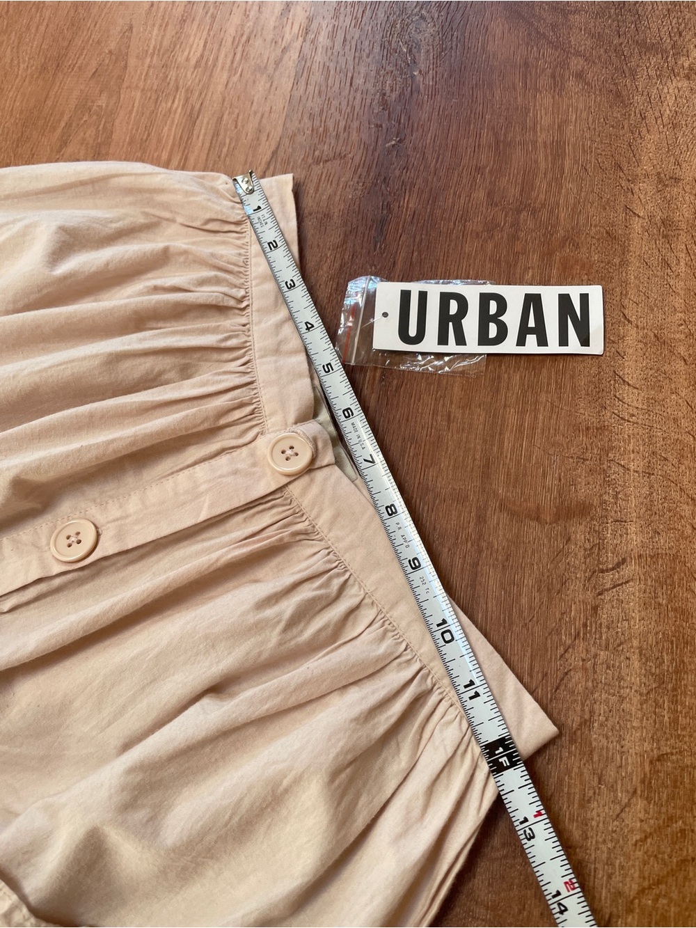 Urban Outfitters Womens Tiered Ruffle Asymmetric Midi Skirt XS NEW NWT Buttons - Picture 7 of 8